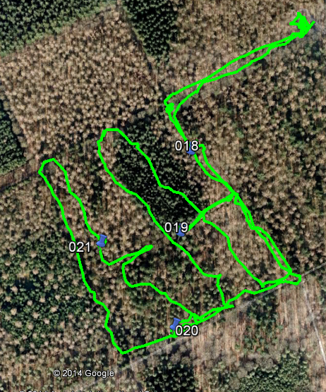 GPS-tracks van Johan en Buck